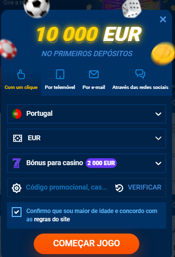 Registo e Entrada na Sessão da App Móvel Mostbet